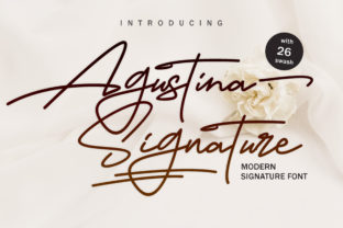 Agustina Signature: A Romantic Script Font for Marketers