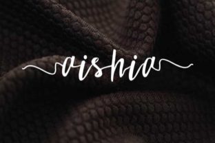 Aishia: The Sweet Script Font for Crafters