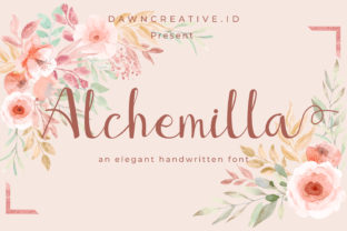 Alchemilla Font: A Springtime Script for Web Design
