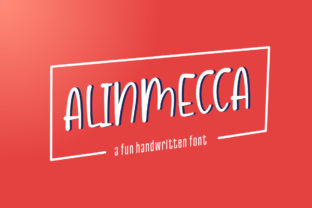 Alinmecca: A Modern Handwritten Font for Editors