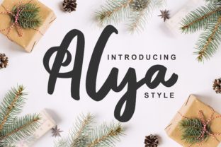 Alya: A Modern Script Font for Handmade Creators