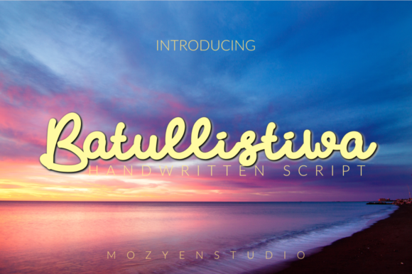 Batullistiwa: The Energetic Script Font for Campaigns
