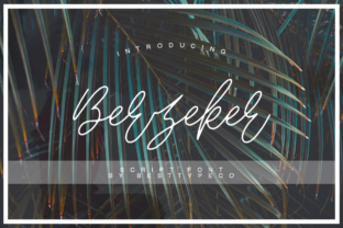 Berzeker: A Premium Script Font for Brand Identity
