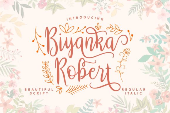Biyanka Robert: A Premium Script Font for Brand Identity