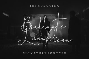 Brillante Luna Piena: The Italian Script Font for Brands