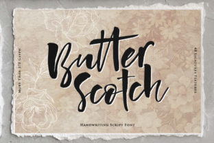 Butterscotch Font: A Bold Script for Web Design