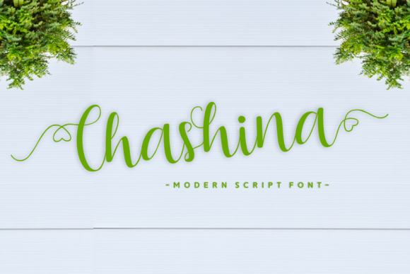 Chashina: A Sweet Handwritten Font for Modern Branding