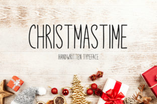 Christmastime: A Handwritten Font for Holiday Editorial Design