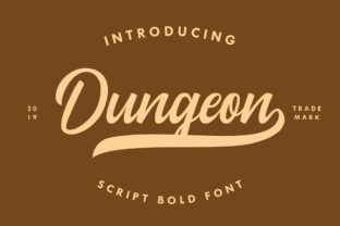 Dungeon: A Vintage Script Font for Bold Campaigns