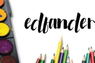 Edfander: A Romantic Script Font for Web Design