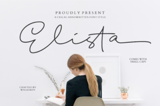 Elista: A Handwritten Font for Authentic Branding