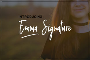 Emma Signature: A Modern Script Font for Web Design