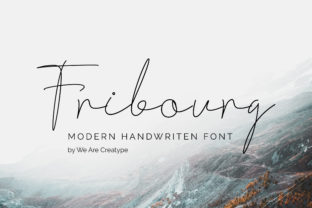 Fribourg: A Handcrafted Font for Your Brand