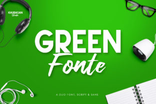 Green Fonte Duo: A Premium Script Font for Makers