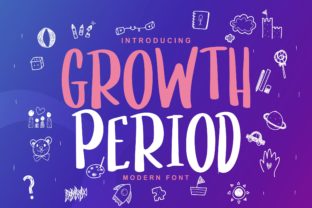 Growth Period: A Handwritten Font for Crafters