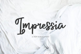 Impressia: A Sweet Handwritten Font for Crafters