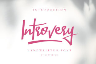 Introvery: A Magical Script Font for Crafters
