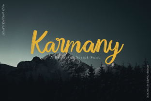 Karmany: A Sweet Handwritten Font for Editorial Design