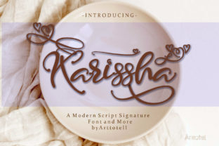 Karrisha: A Bold Script Font for Small Business Branding