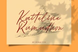 Katteline Rumadhon: A Modern Script Font for Creators