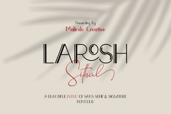 Larosh Sithal Duo: A Unique Script Font for Makers