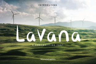 Lavana: A Handwritten Font for Authentic Brand Identity
