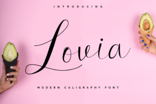 Lovia: A Dazzling Script Font for Web Design