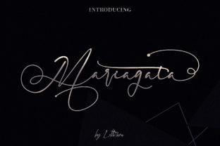 Mariagata: A Charming Script Font for Makers