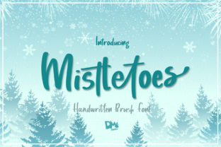 Mistletoes: A Festive Display Font for Holiday Editorial Design
