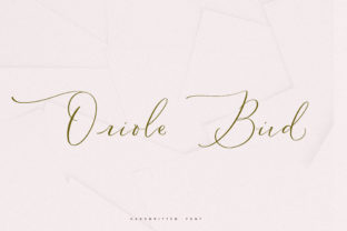 Oriole Bird: A Contemporary Script Font for Modern Branding