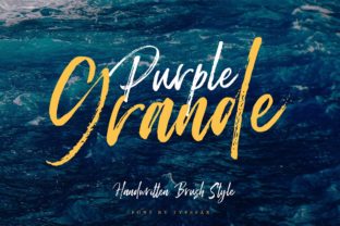 Purple Grande Font: A Bold Script for Modern Branding