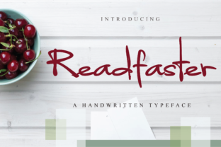 Readfaster: A Romantic Script Font for Campaigns