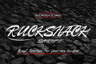 Ruckshack: A Sweet Script Font for Editorial Design