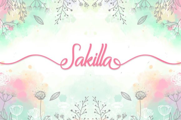 Sakilla: A Charming Script Font for Makers