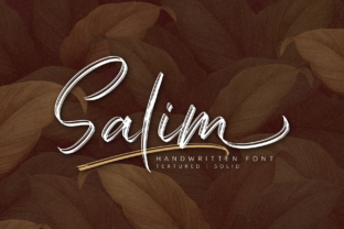 Salim: A Contemporary Handwritten Font for Brand Identity