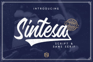 Sintesa: A Retro Script Font for Polished Branding