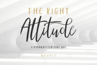 The Right Attitude Duo: A Modern Typeface for Campaigns