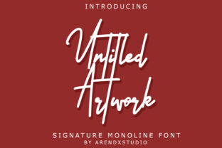Untitled Artwork: A Premium Script Font for Web Design