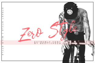 Zero Style: A Playful Script Font for Modern Branding